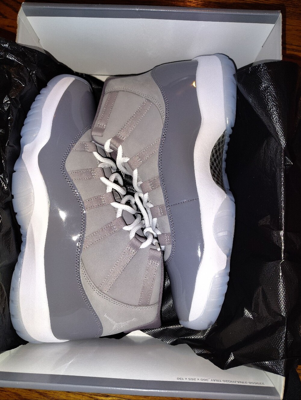 Nike Air Jordan 11 Retro Low Grey White Men’s Athletic Shoes